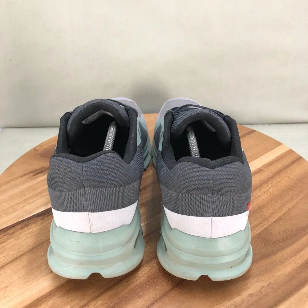 On Cloudrunner Mens Running Shoes Size 13 Grey Green 46.99021 Low Top Sneakers